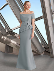 Alexander by Daymor 1150 Long Fitted Peplum Pleated Formal Evening Dress