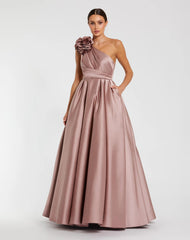3D Floral Long Dress Formal Prom Mac Duggal 11874
