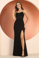 Adora 3166 Long Formal Fitted Lace Applique Prom Dress
