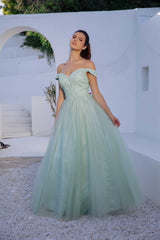 A Line Lace Applique Long Formal Prom Dress Eureka Fashion 9899