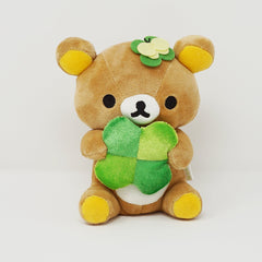 2008 Rilakkuma with Clover Plush - Roll Around Outside Rilakkuma Lawson Limited San-X
