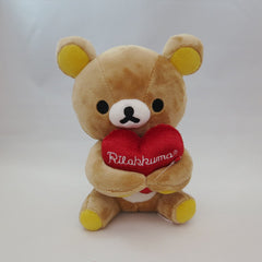 2008 Rilakkuma Sitting With Removable Heart Plush - San-X