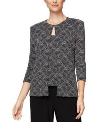 Alex Evenings AE83211542 Formal printed Twinset