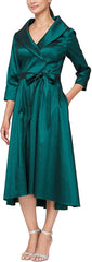 Alex Evenings AE8266632 Short Formal Dress Emerald Green