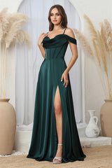 A Line Long Formal Lace Prom Dress Adora 3229