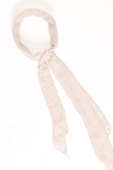 Amber Scarf - White