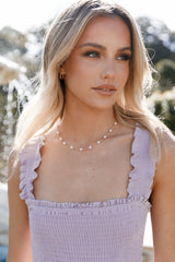 Eroque Necklace - Gold/pearl