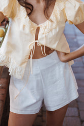 Donna Shorts - White