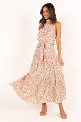 Bindi Maxi Dress - Animal Print