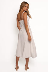 Cordelia Midi Dress - White