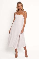 Cordelia Midi Dress - White