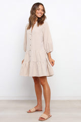 Daria Dress - Beige