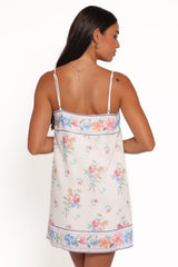 Delmar Mini Dress - White Floral