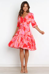 Despina Dress - Pink