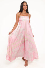 Elanor Maxi Dress - Pale Pink