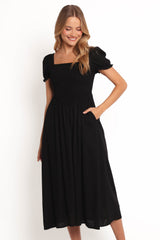 Felicite Midi Dress - Black