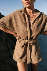 Culpo Playsuit - Mocha