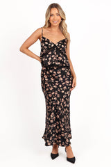 Aurelia Two Piece Set - Black Floral