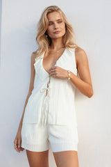 Busari Short Set - Cream