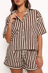 Dermot Set - Chocolate Stripe