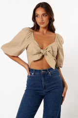 Celine Top - Tan