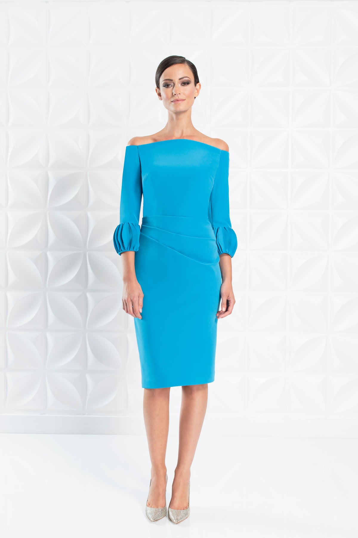 Alexander by Daymor 1281 Short Fitted Homecoming Cocktail Dress