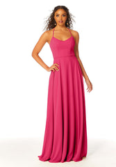 A Line Formal Evening Long Dress MGNY Madeline Gardner New York 21811