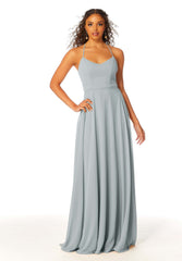 A Line Long Formal Evening Dress MGNY Madeline Gardner New York 21811