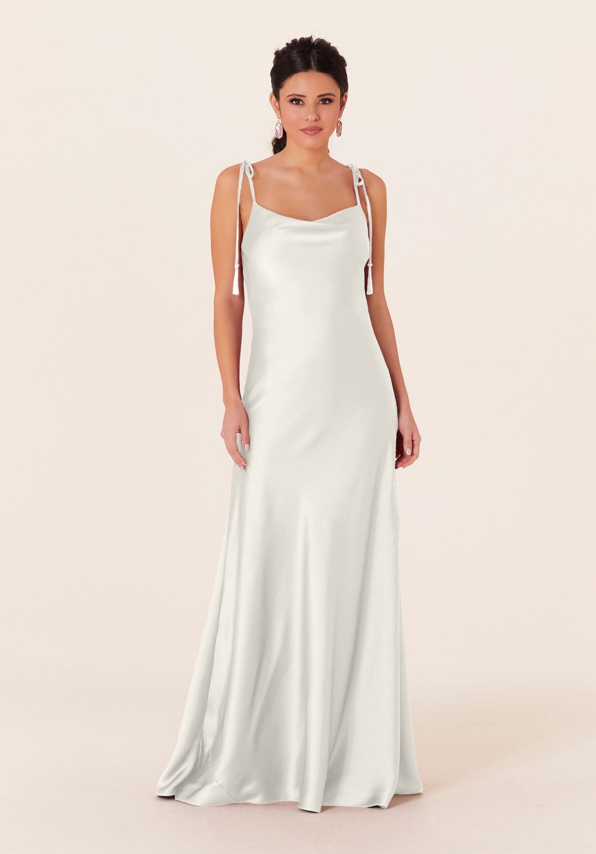 A Line Long Wedding Bridal Dress MGNY Madeline Gardner New York 21829