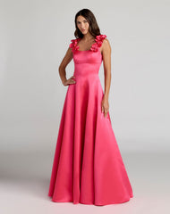 A Line Long Prom Formal Dress  Mac Duggal 2359