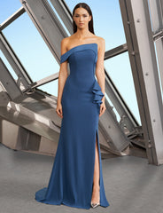 Alexander by Daymor 1188 Long Pleated Ruffle Formal Dress