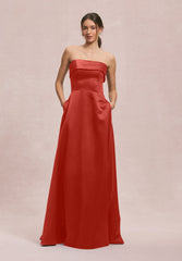 A Line Long Evening Formal Dress MGNY Madeline Gardner New York 31256