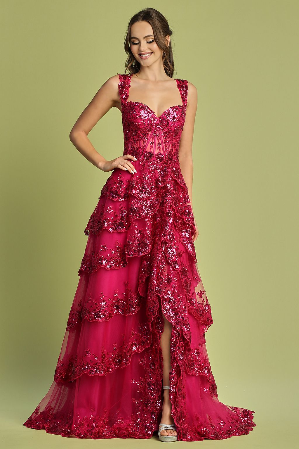 Adora 3174 Prom Sequin Long Dress Sale