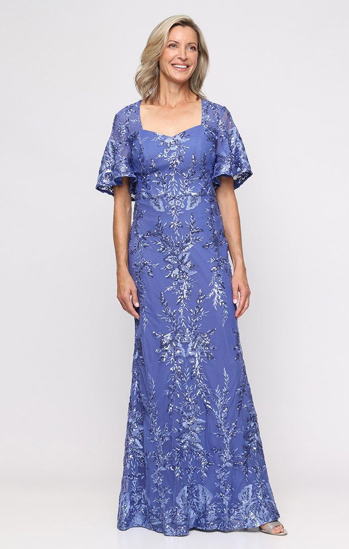 A Line Long Formal Mother of the Bride Dress Alex Evenings 81171920