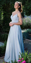 A Line Glitter Long Formal Prom Dress Eureka Fashion 9800