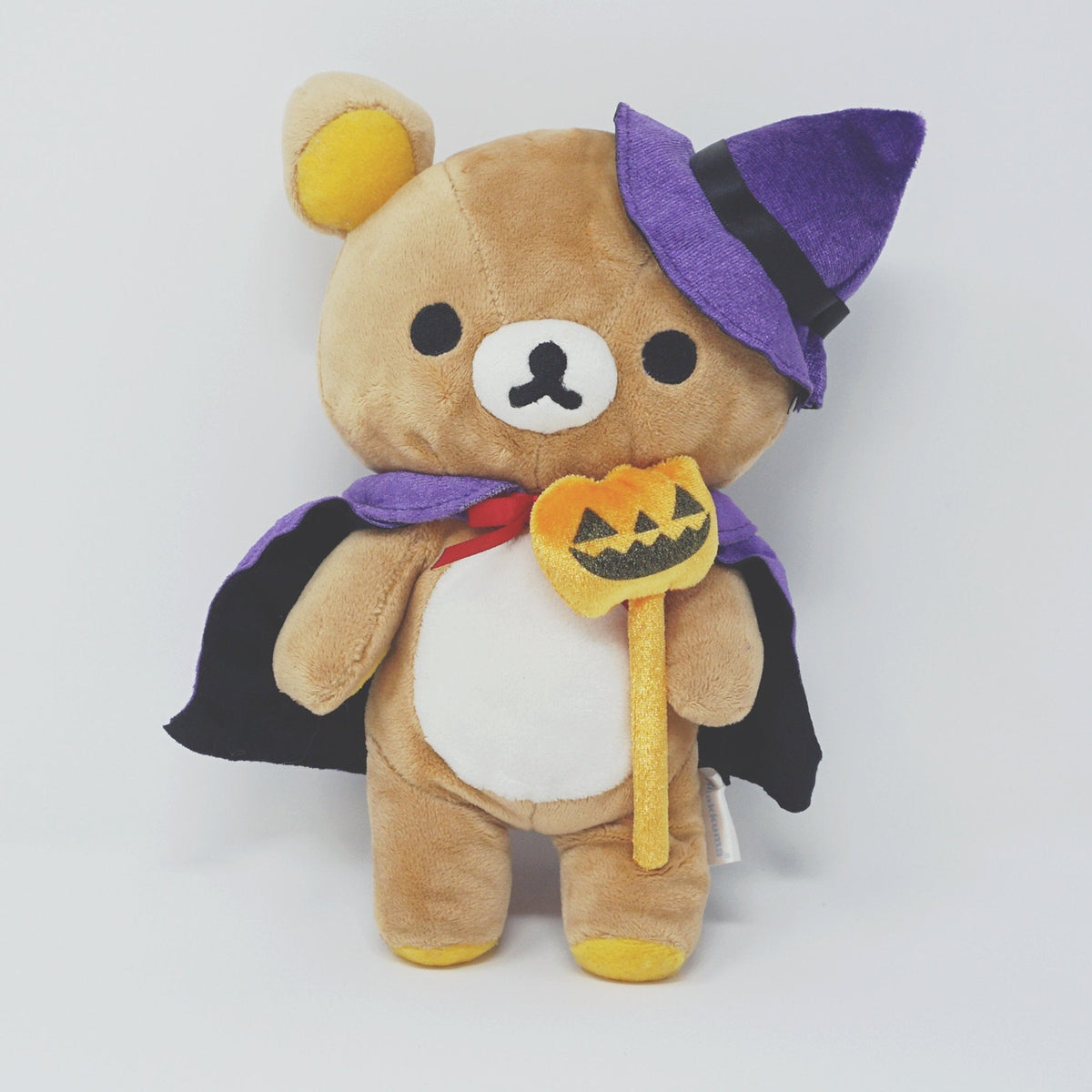2008 Rilakkuma in Purple Hat and Cape Plush - Rilakkuma Store Limited Halloween - San-X