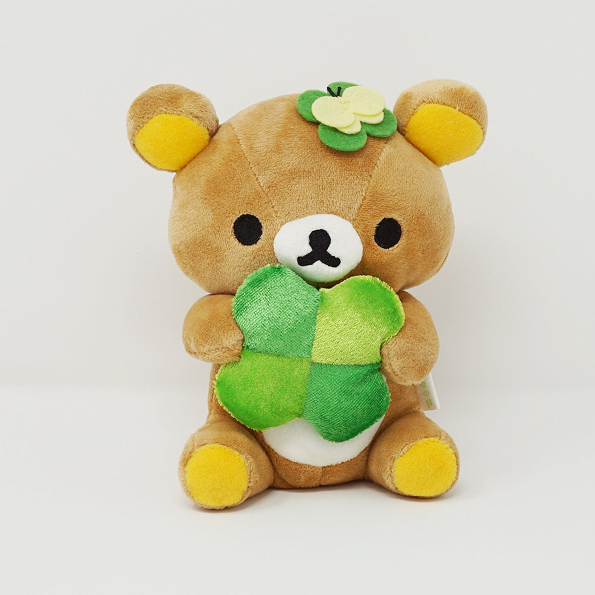 2008 Rilakkuma with Clover Plush - Roll Around Outside Rilakkuma Lawson Limited San-X