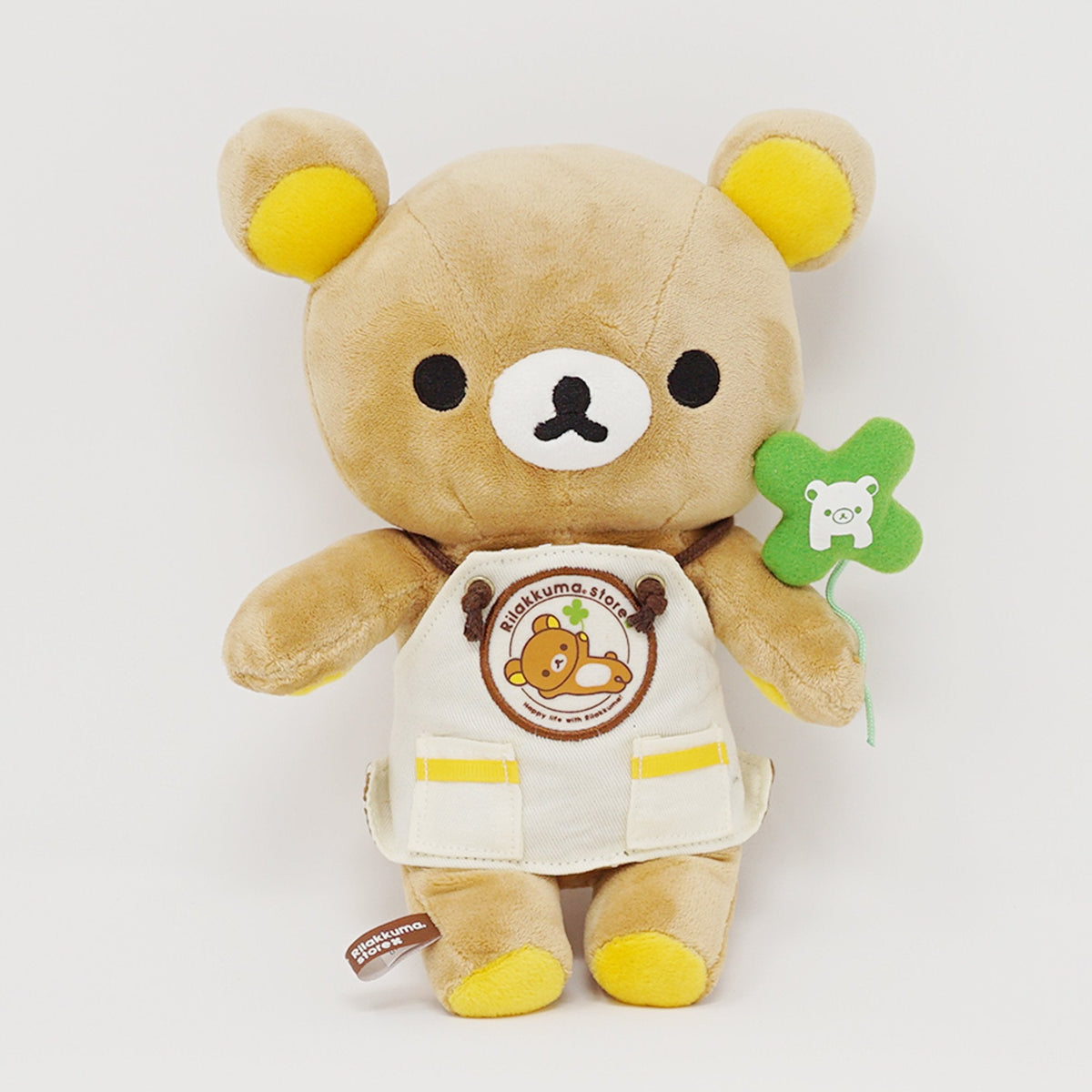 2008 Rilakkuma in Store Apron with Clover Plush - Rilakkuma Store Limited - San-X