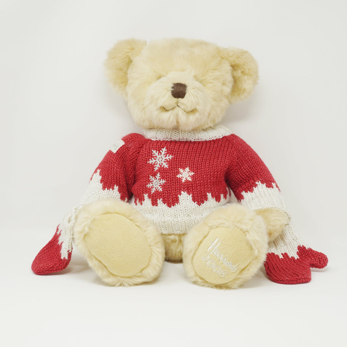 2008 Oscar Harrods Christmas Bear Plush