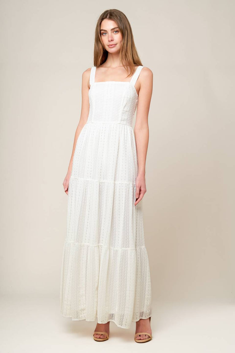 A Line Long Lace Wedding Dress Flying Tomato ID22163