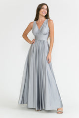 A Line Long Formal Evening Dress Lenovia 5232