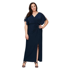 Alex Evenings AE84351544 Long Formal Plus Size Dress
