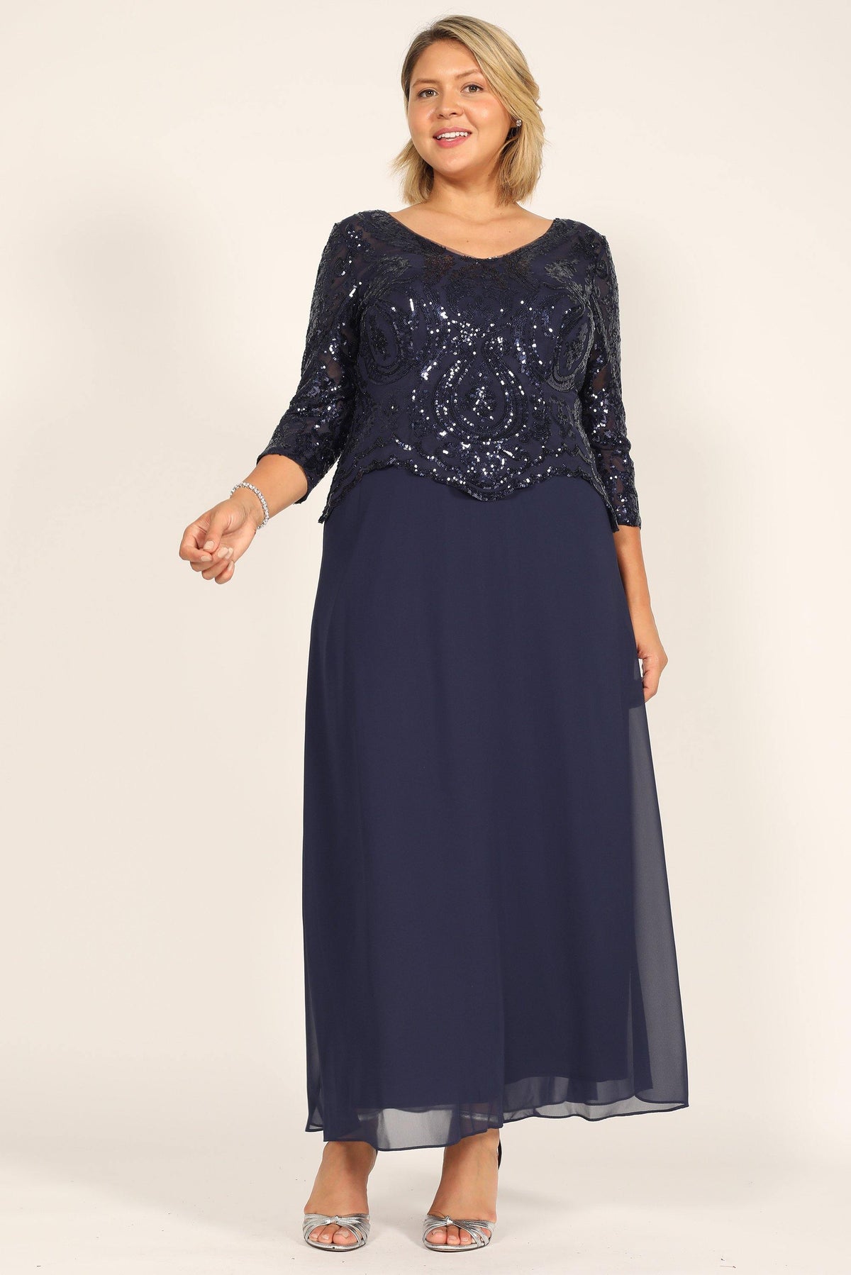 Alex Evenings AE8196770 Long Formal Dress