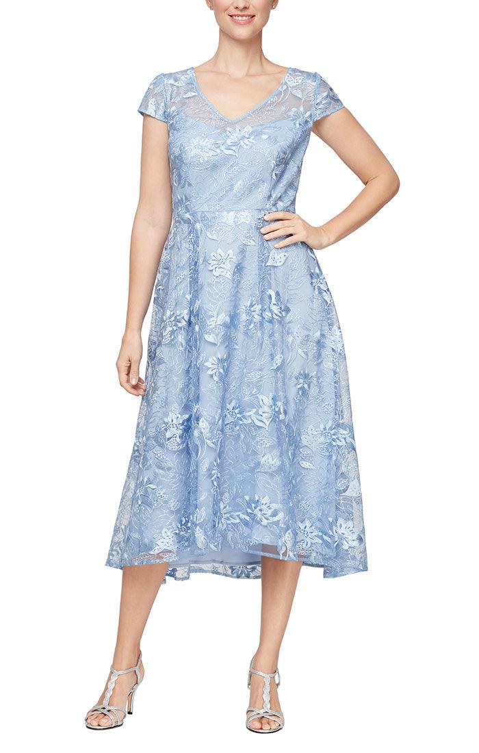 Alex Evenings AEJ1171218 Midi Length Formal Dress