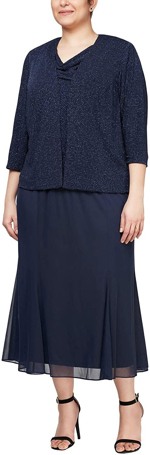 Alex Evenings AE84211554 Plus Size Long Formal Dress