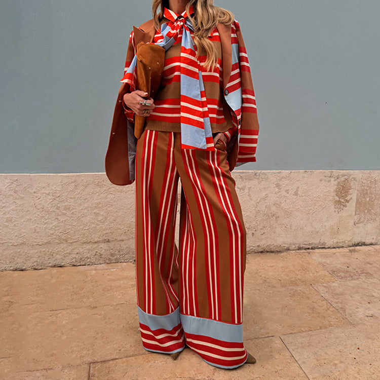 Multi Stripe Marnie Trousers