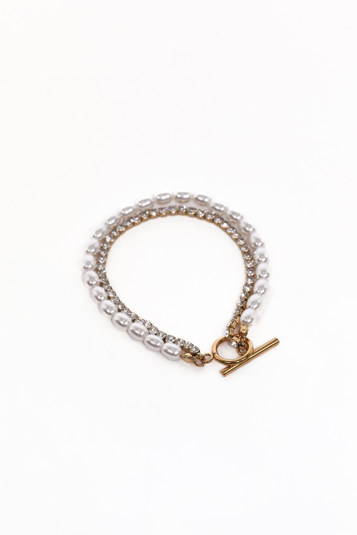 Aisha Pearl Bracelet - Gold