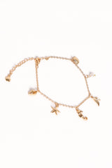Alex Charm Bracelet - Gold