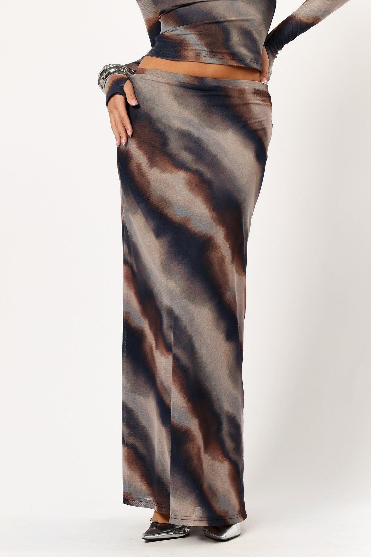 Beverly Maxi Skirt - Dusk Print