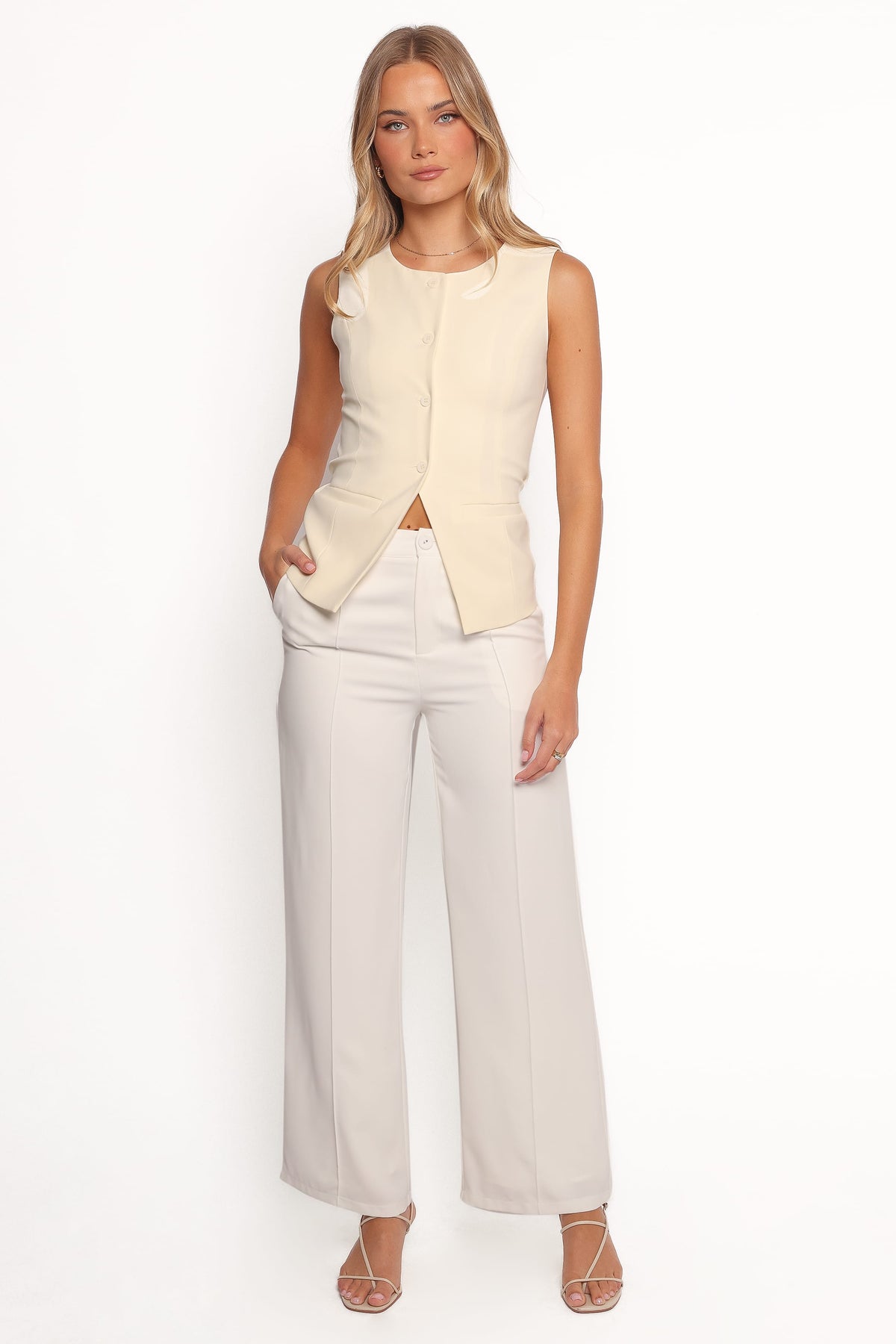 Celia Pants - White